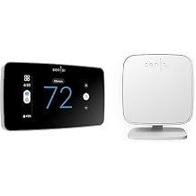 Sensi Touch 2 Smart Thermostat- White Beveled Edge & Sensi Room Sensor New 2023!