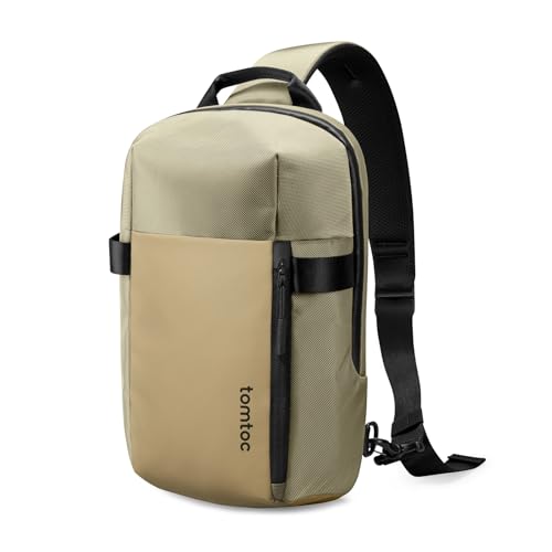 tomtoc 7L Sling Backpack Crossbody Bag for Men Women, EDC Daypack Chest Shoulder bag for 14-inch...