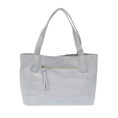 Image of Joy Susan Womens Vegan Leather Lottie Medium Tote with Removable Crossbody Bag - Periwinkle