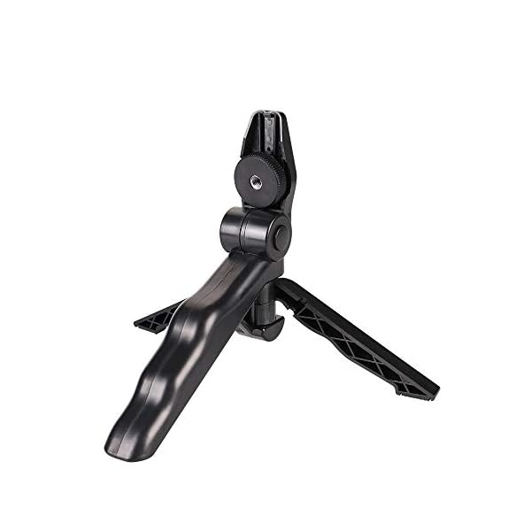 K-S-Trade Qualitativ & Innovativ Stativ Tisch-Ständer Dreibein Handy-Stativ Ständer Für Google Pixel 3a XL Mini-Stativ Smartphone Tripod – Bild 7