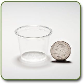 1 Oz. PLA Corn Plastic Biodegradable Portion Cups (Sleeve of 200)