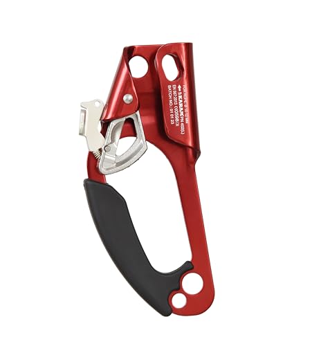 Image of KARAM Heavy-Duty Rope Clamp for Climbing, Camping & Outdoor Activities | Anti-Slip & Quick-Lock Design | Compatible with 10-12mm Ropes for Left Hand Use | CE Certified | PN402(L)