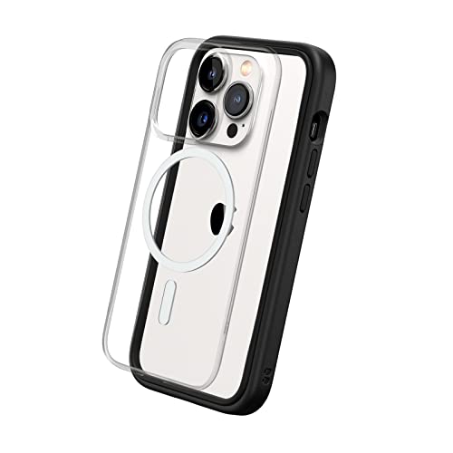Coque iPhone 14 Pro haut de gamme personnalisable RhinoShield Mod NX noire