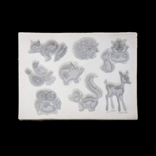 Molde Silicona Vela Perfumada Animal Delicado En 3D Animal Ardilla Molde Bricolaje Artesanías Hechas A Mano Moldes Para Fundición Epoxi