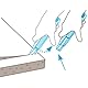 MARTOR Sicherheitsmesser Mit Klingeneinzug & Arretierung, SECUBASE 383, Profi Cuttermesser, Lange Klinge, Rechts- & Linkshänder, Produktion, GS Geprüft