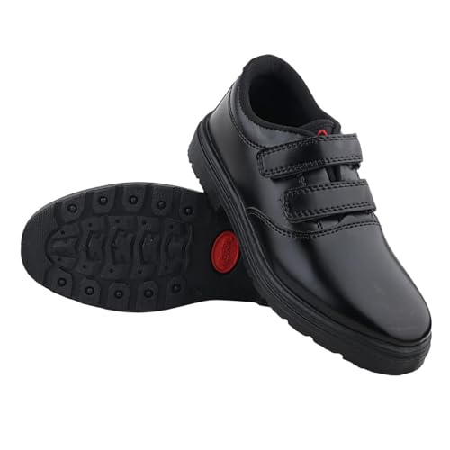 Image of Velcro School Shoes for Kids Lightweight Durable Comfortable Uniform Footwear