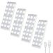 Produktbild Uooser LED Schrankbeleuchtung mit Bewegungsmelder Lichtleiste USB Unterbauleuchte Wiederaufladbar Dimmbare Schranklicht 4 Stück 18er LEDs Leiste Neutralweiß Nachtlicht für Küche Treppe Kleiderschrank