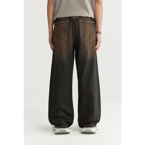 Y2k Baggy Jeans Men Vintage Hip Hop Style Skater Jeans Denim Loose Fit Dance Pants3