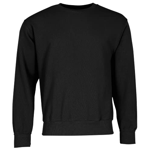 Fruit of the Loom Herren Sweatshirt, langärmelig, 62–202–0 M Schwarz