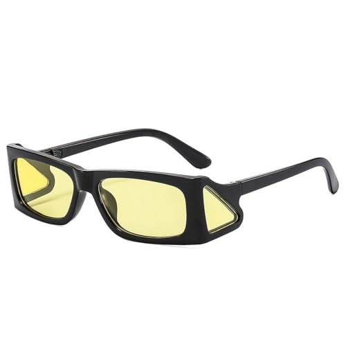 Lunettes de soleil rectangulaires contre l'éblouissement style punk protecteur et compact