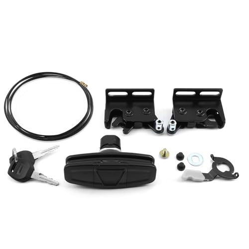Truck Cap Twist Handle Kit 113436 for Leer Truck Cap Lock Replacement 100XQ 100XL 100XR TSC700 with 83515 & 83514 Black Truck Cap Twist Handle Kit 113436 Twist Handle Kit Leer Topper Parts