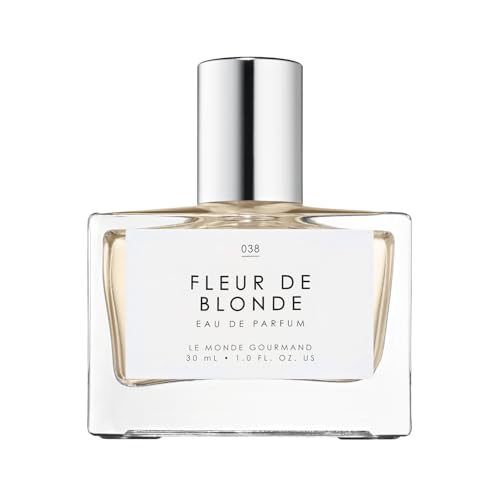 Image of Le Monde Gourmand Fleur de Blonde Eau de Parfum Spray Perfume for Women, Pear Blossom, Ambrette & Cashmere Musk Soft Floral Scent, Vegan & Cruelty Free, 1 fl oz (30 ml)