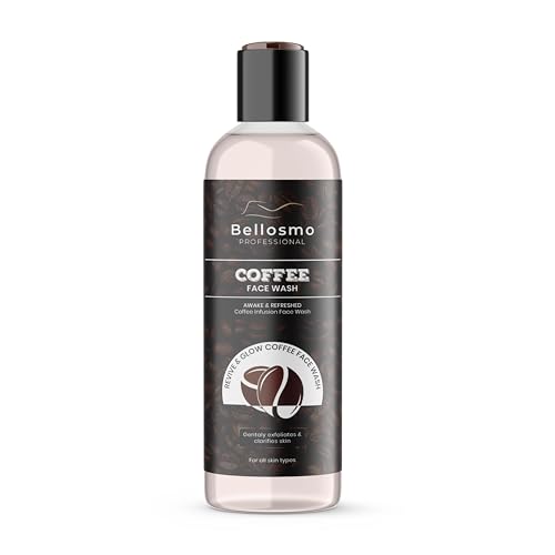 bellosmo PROFESSIONAL Coffee Face Wash for Dry Skin | Dry Skin Face Wash For Men & Women with Almond Milk & Shea Butter | Daily Use Face Cleanser | Natural & 100% Vegan