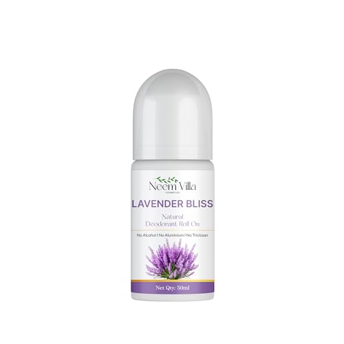Image of Roll-On & Underarms Roll-On Duo - Alcohol-Free, Silicon-Free, Paraben-Free, Elegance Infused, Underarm Whitening Natural Roll On, Deodorant For Women&Men - 50 ml (LAVENDER)