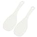 Produktbild Fiween Reislöffel, Kunststoff, 19,8 cm Länge, Textur, Kunststoff, Reisschaufel, Paddel, Esslöffel, 2 Stück