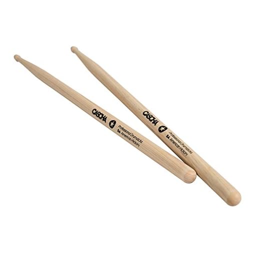 Cascha American Hickory - Baquetas profesionales 5A, 1 par, 2 piezas