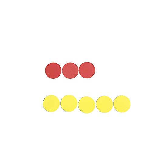 Seetooogames 1 Inch Two-Color Counters, Red/Yellow, Educational Counting, Sorting, Patterning, Grouping & Math Bingo Chips , 200 Pieces #TOP5