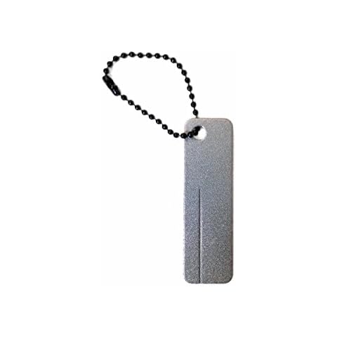 ShineIn EDC Mini Pocket Diamond Sharpener Keychain for Outdoor Camping Tool,Fish Hook,Knife,Awl,Fingernail Cover