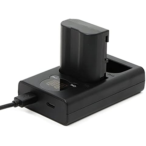 Batterytec Replacement camera battery for Nikon Z6, Z7, EN-EL15 Nikon Z 7II Z 6II Z7 Z6 Z5 D7000 D7100 D7200 D800E D500 D610 D750 D810 D810A D850 P520 P530 and LED Dual Charger Kit Cover