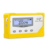 GQ GMC 300S Nuclear Radiation Detector Meter Test Equipment Lab Radiation Protection Supplies Dosimeter Beta Gamma X-ray Portable Radiation Monitor Meter with a Silicone Case (Yellow)