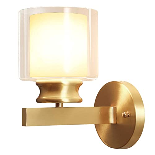 Applique murale en cuivre E27 luminaire intérieur moderne salon chambre couloir 14cm