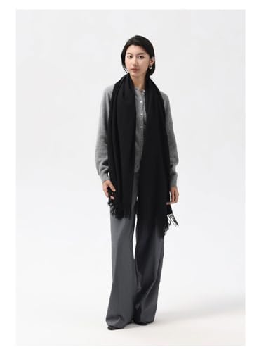 Scarf for Women Winter Soft Cashmere Feel Wraps, Oversized 80.7"X 27.5" Pashmina Wraps with Tassel Cozy and Warm4