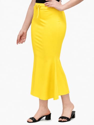 Image of Stretchable Saree Shapewear Petticoat for Women,Skirts for Women,Smooth Curve 4-Way Stretch Fish Cut Peticote Innerwear,Shape Wear Dress for Saree