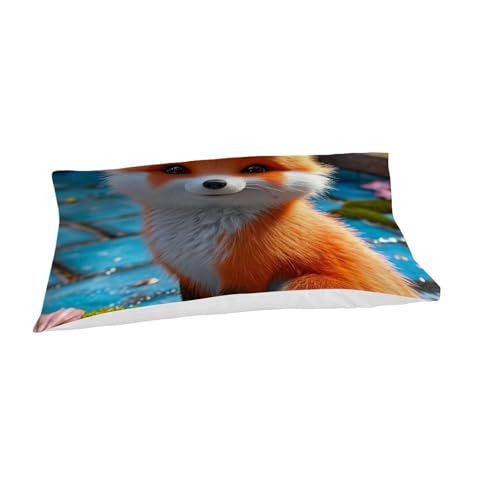 Housse de couette renard microfibre 135x200 cm avec sa taie - 7