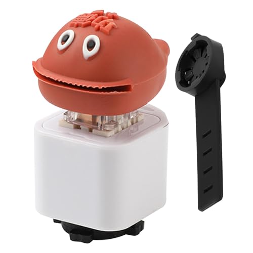 COMFOLIVING bocina de bicicleta para niños, bocina de bicicleta con luces, bocina en forma de pollo con | bocina de bicicleta con efectos de sonido divertidos para scooters, bicicleta de montaña