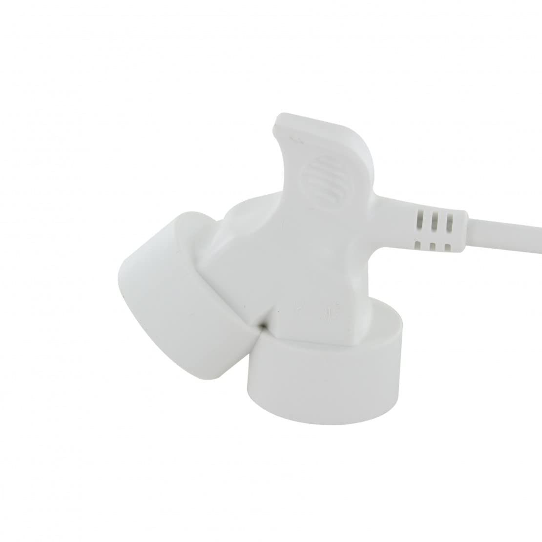 CHACON Verlängerungskabel 3 M – Mit Flachstecker, 1 Steckdose Typ F, 1,5 Mm², Weiß