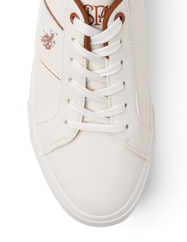 Image of U.S. Polo ASSN. Zesta 3.0 Beige Sneaker Shoes with Premium Upper