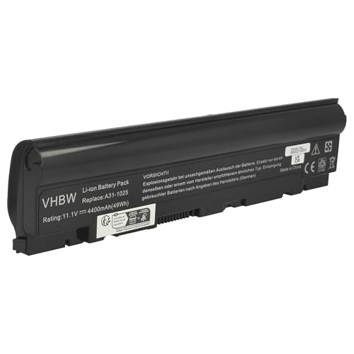 vhbw 1x batteria sostituisce Asus A31-1025, A32-1025 per notebook (4400mAh, 10,8V, Li-Ion)