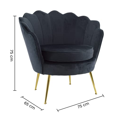 Mediawave Store - Poltrona Imbottita con Schienale...