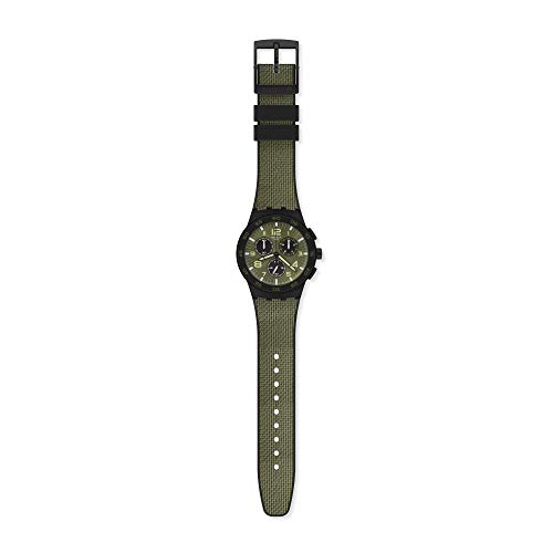 Preisvergleich Produktbild Swatch Unisex Analoger Quarz Uhr mit Kunststoff Armband SUSB105
