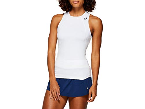 ASICS Women's Gel-Cool Tank Top Tennis Clothes, XL, Brilliant White