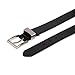 Calvin Klein Women's Metal Loop Casual Skinny Belt, Black, Medium