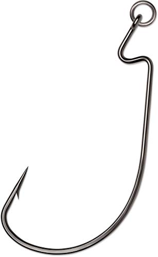 VMC Ringed Wide Gap Hook Black Nickel 2/0, One Size