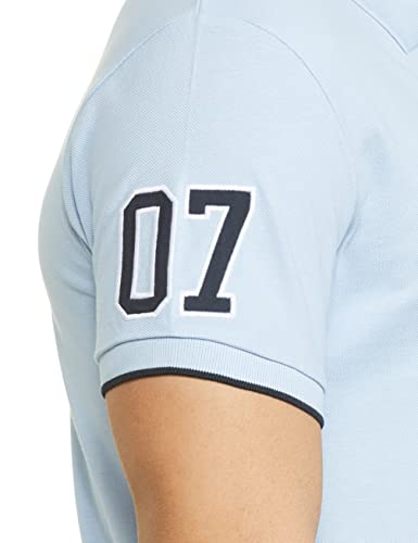 Image of Max Men Cotton Number Sleeve Slim Fit Polo