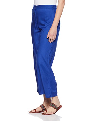 Image of global desi Womens Solid Casual Pants