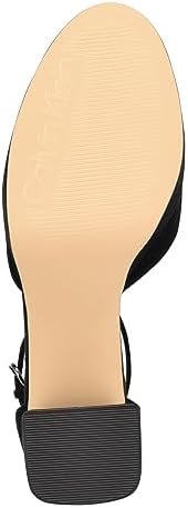 Calvin Klein Women's Sabin Pump, Black Suede, 5 | Image 3