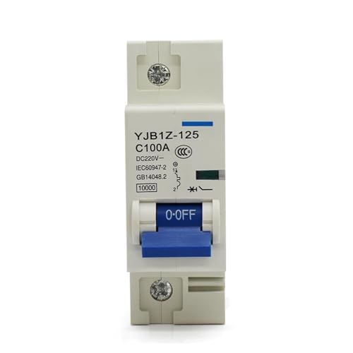 Disjoncteur 1P 100A DC pour l'autonomie énergétique de votre maison connectée au soleil