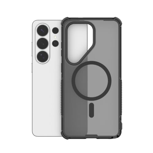 Image of MagPro Armor Case for Samsung Galaxy S26 Ultra | Strong MagSafe Compatible Cover, Rugged Hybrid Protection, Hard PC Back, Soft TPU Bumper, Shockproof, Scratch Resistant | Black