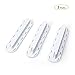 SIUKE Tri Fin Box 3 Pack Tri Fins Box Plugs Fin Base Screw Surf Fins Plugs Set Extra Fin Key Fin Screws, White