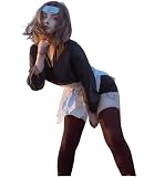 Nohara Rin Cosplay Full Set, Anime Inspired Outfit for Cosplay, Halloween & Themed Parties (Black, M)