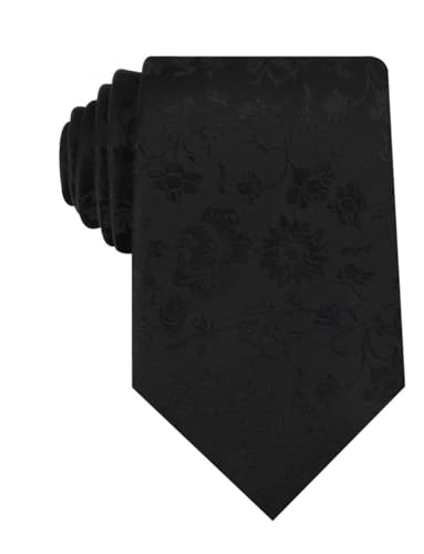 Image of OTAA Floral Necktie Casual Ties for Men - Perfect Neck Tie for Groomsmen Wedding Ties or Formal Occasions
