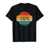 Regalo personalizzato Sefa Nome Retro Vintage Sunset Limited Edition Maglietta