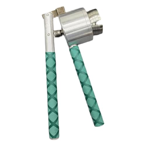 Crimpadora manual de viales para sellado seguro de botellas, máquina tapadora manual de acero inoxidable para envases de perfumes y cosméticos