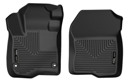 Image of Husky Liners X-act Contour Floor Mats | Fits 2024-2026 Honda CR-V (Includes Hybrid Models) | Front Row, 1-pc Black - 50781