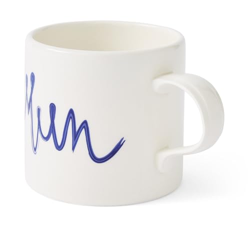 Portmeirion Home & Gifts Merion Mug bleu et blanc pour maman, papa, Mr ou Mrs (Mum)