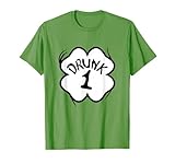 Drunk 1 St Pattys Day Shirt Drinking Team Group Matching T-Shirt